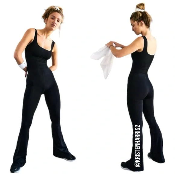 Free People Movement Good Karma Flare Onesie Size M/L NWOT - Picture 6 of 16